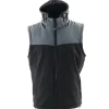 Shop All^ Blackfish Gale Softshell Vest (Black/Teal) 2XL - Your Premium Fishing Gear Store Rods Lines Baits Accessories