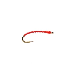 Fly Fishing^ Boroffs Anneworm Orange - Your Premium Fishing Gear Store Rods Lines Baits Accessories