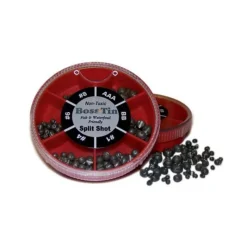 Shop All^ Boss Tin- Round Split Shot Dispenser - Your Premium Fishing Gear Store Rods Lines Baits Accessories