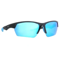 Shop All^ Calcutta Balos Polarized Sunglasses, Shiny Black Frame/Blue Mirror Lens - Your Premium Fishing Gear Store Rods Lines Baits Accessories