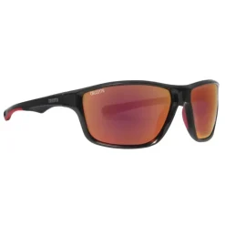 Fishing Line^ Calcutta Kotor Polarized Sunglasses Shiny Black Frame/Orange Fire Mirror Lens - Your Premium Fishing Gear Store Rods Lines Baits Accessories