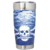 Shop All^ Calcutta Stainless Steel Double Wall Vacuum Seal Traveler Cup 20oz Water pattern - Your Premium Fishing Gear Store Rods Lines Baits Accessories