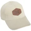 Shop All^ Calcutta Twill Cap with Leather Patch and Adjustable Back, Khaki - Your Premium Fishing Gear Store Rods Lines Baits Accessories