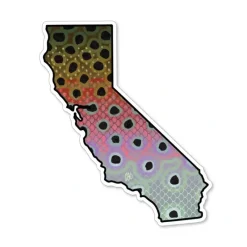 Shop All^ California Rainbow Sticker - Your Premium Fishing Gear Store Rods Lines Baits Accessories