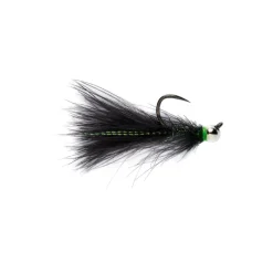 Shop All^ CDC Jig Streamer Minnow Black Barbless - Your Premium Fishing Gear Store Rods Lines Baits Accessories