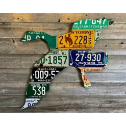 Fly Fishing^ Central Flyway Goose License Plate Art - Your Premium Fishing Gear Store Rods Lines Baits Accessories