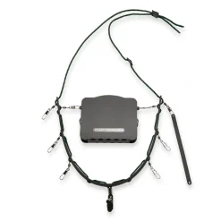 Fly Fishing^ CF Design Lanyard with Universal System Fly Patch Gray - Your Premium Fishing Gear Store Rods Lines Baits Accessories
