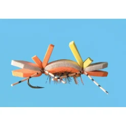 Fly Fishing^ Chernobyl - Orange Grizzly - Your Premium Fishing Gear Store Rods Lines Baits Accessories