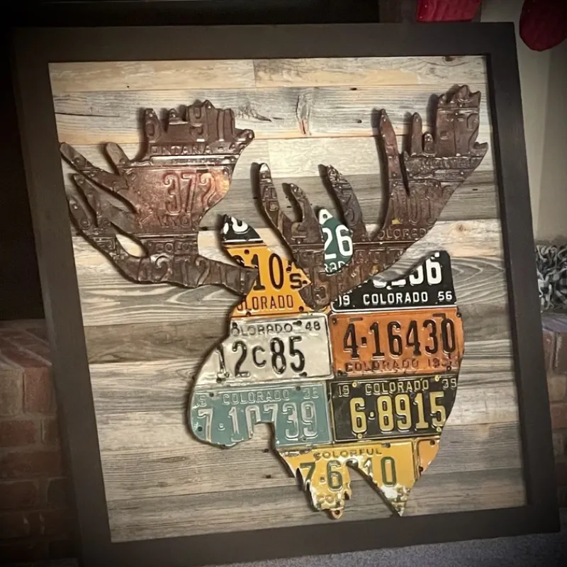 Shop All^ Colorado Moose License Plate Art - Your Premium Fishing Gear Store Rods Lines Baits Accessories