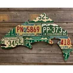 Fly Fishing^ Colorado Vintage Trout License Plate Art - Your Premium Fishing Gear Store Rods Lines Baits Accessories