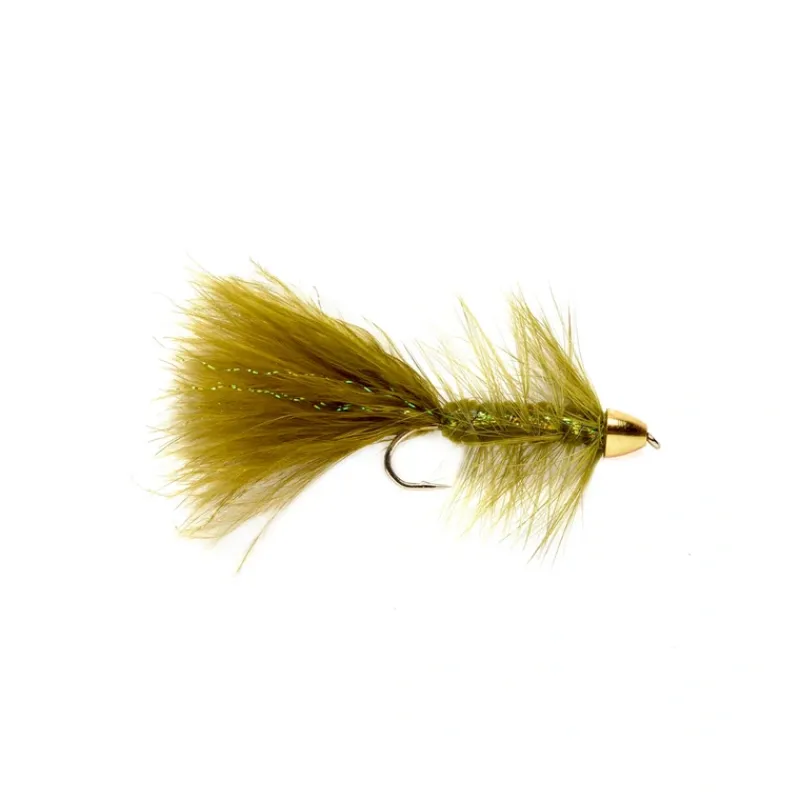 Fly Fishing^ Conehead Woolly Bugger Olive - Your Premium Fishing Gear Store Rods Lines Baits Accessories