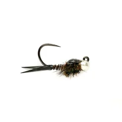 Fly Fishing^ Copper John Jig Black Tungsten Beadhead Barbless - Your Premium Fishing Gear Store Rods Lines Baits Accessories