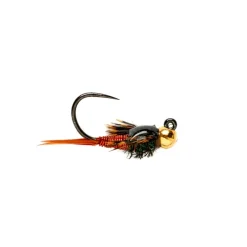 Fly Fishing^ Copper John Jig Red Tungsten Beadhead Barbless - Your Premium Fishing Gear Store Rods Lines Baits Accessories