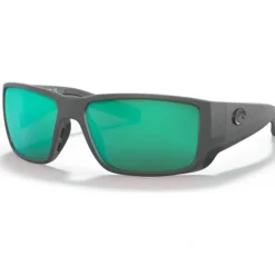 Shop All^ Costa Blackfin Pro Sunglasses Matte Gray Green Mirror 580G - Your Premium Fishing Gear Store Rods Lines Baits Accessories