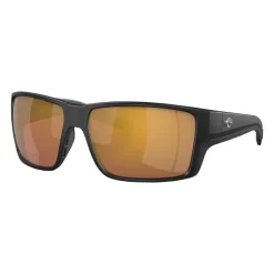 Shop All^ Costa Reefton Pro Sunglasses Matte Black Gold Mirror 580G - Your Premium Fishing Gear Store Rods Lines Baits Accessories
