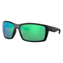 Shop All^ Costa Reefton Sunglasses Blackout Green Mirror 580G - Your Premium Fishing Gear Store Rods Lines Baits Accessories