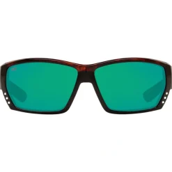Shop All^ Costa Tuna Alley Sunglasses Green Mirror Tortoise 580P C-Mate - Your Premium Fishing Gear Store Rods Lines Baits Accessories