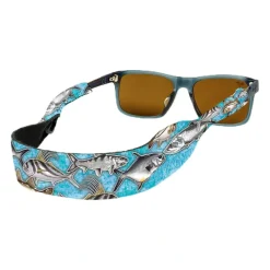 Shop All^ Croakies Croakie Print Flats Aqua - Your Premium Fishing Gear Store Rods Lines Baits Accessories