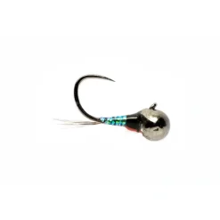 Fly Fishing^ Croston's Full Metal Jacket Micro Perdigon Black Widow Barbless - Your Premium Fishing Gear Store Rods Lines Baits Accessories
