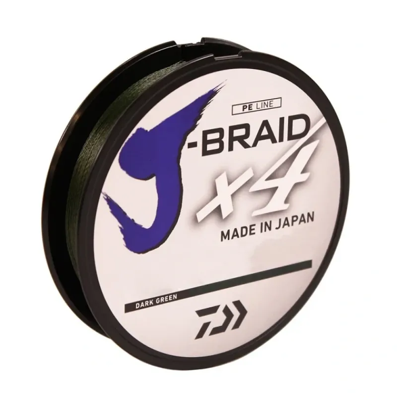 Bait^ Daiwa J Braid 4 Weave Braided Line 150-300yd Blue/Green 3000yd Yellow - Your Premium Fishing Gear Store Rods Lines Baits Accessories