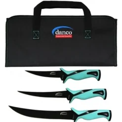 Shop All^ Danco Pro Series 3 Piece Knife Set - Seafoam - Your Premium Fishing Gear Store Rods Lines Baits Accessories