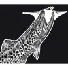 Fly Fishing^ DeYoung Rising Brown Black & White Sticker - Your Premium Fishing Gear Store Rods Lines Baits Accessories