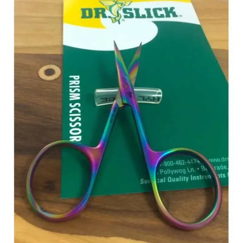 Fly Fishing^ Dr. Slick All Purpose Scissor, 4", Prism Finish, Straight - Your Premium Fishing Gear Store Rods Lines Baits Accessories