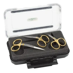 Fly Fishing^ Dr. Slick Bent Scissors in Large Fly Box - Your Premium Fishing Gear Store Rods Lines Baits Accessories
