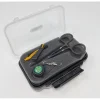 Fly Fishing^ Dr. Slick Black Standard Clamp Gift Set in Medium Fly Box - Your Premium Fishing Gear Store Rods Lines Baits Accessories