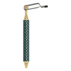 Shop All^ Dr. Slick Jumbo Carbon Fiber Rotary Hackle Plier w/ Rubber Tubing on One Jaw w/ Half Hitch Tool - Your Premium Fishing Gear Store Rods Lines Baits Accessories