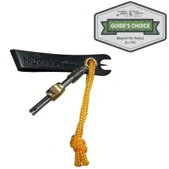 Shop All^ Dr. Slick Nipper w/Pin, File, Off Set Cutter & Knot Tyer Black - Your Premium Fishing Gear Store Rods Lines Baits Accessories