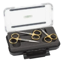 Fly Fishing^ Dr. Slick Scissors Gift Set in Large Fly Box - Your Premium Fishing Gear Store Rods Lines Baits Accessories