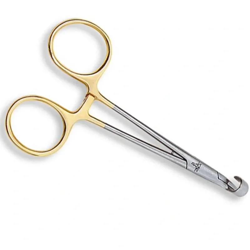 Fly Fishing^ Dr. Slick Slick-Release Clamp 5in. Gold Loops Medium Release Tube Curved - Your Premium Fishing Gear Store Rods Lines Baits Accessories