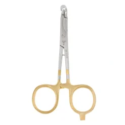 Fly Fishing^ Dr. Slick SlickRelease Scissor Clamp 5" Gold Loops Curved - Your Premium Fishing Gear Store Rods Lines Baits Accessories