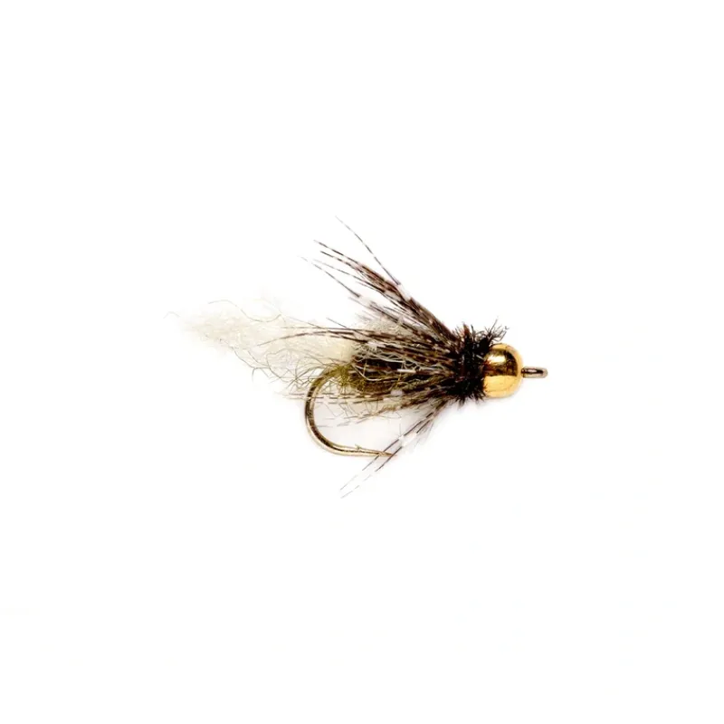 Fly Fishing^ Emerger Sparkle Caddis Olive Beadhead - Your Premium Fishing Gear Store Rods Lines Baits Accessories
