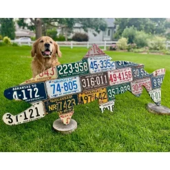 Fly Fishing^ Extra-Large 6-Foot Brown Trout License Plate Art - Your Premium Fishing Gear Store Rods Lines Baits Accessories