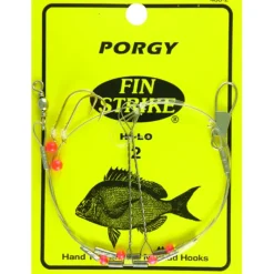 Bait^ Fin Strike Porgy Rigs w/Red Beads Hi-Lo Gold #2 - Your Premium Fishing Gear Store Rods Lines Baits Accessories
