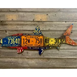 Shop All^ Florida Bonefish Antique License Plate Art - Your Premium Fishing Gear Store Rods Lines Baits Accessories