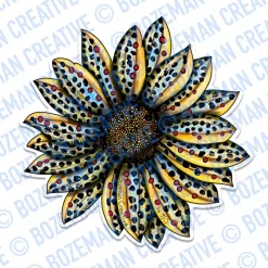 Shop All^ Flower Brown Trout Sticker - Your Premium Fishing Gear Store Rods Lines Baits Accessories