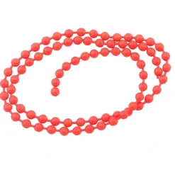 Shop All^ Fluorescent Bead Chain Fl. Red - Your Premium Fishing Gear Store Rods Lines Baits Accessories