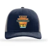 Fly Fishing^ Fly Fishing Festival Trucker Hat Navy - Your Premium Fishing Gear Store Rods Lines Baits Accessories