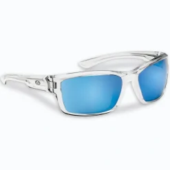 Fly Fishing^ Flying Fisherman 7721CSB Sunglasses Cove Crystal Smoke Blue Mirror - Your Premium Fishing Gear Store Rods Lines Baits Accessories