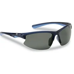 Fly Fishing^ Flying Fisherman Drift Polarized Sunglasses, Matte Crystal Navy Frame/Smoke Lens - Your Premium Fishing Gear Store Rods Lines Baits Accessories