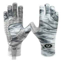 Fly Fishing^ Flying Fisherman Sunbandit Half-Finger Gloves Gray - Your Premium Fishing Gear Store Rods Lines Baits Accessories