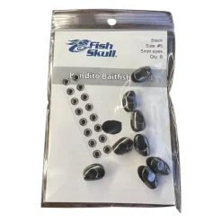 Bait^ FlyMen Fish-Skull Bandito Baitfish Head Black - Your Premium Fishing Gear Store Rods Lines Baits Accessories