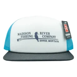 Shop All^ Foam Logo 113 Trucker White/Neon Blue/Black - Your Premium Fishing Gear Store Rods Lines Baits Accessories
