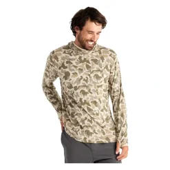 Fly Fishing^ Free Fly Bamboo Lightweight Hoody Barrier Island Camo - Your Premium Fishing Gear Store Rods Lines Baits Accessories
