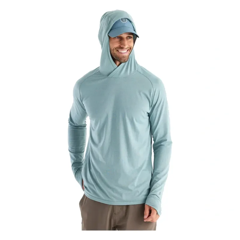 Fly Fishing^ Free Fly Elevate Hoody Shale Green - Your Premium Fishing Gear Store Rods Lines Baits Accessories