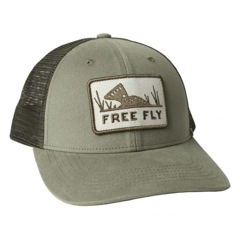 Fly Fishing^ Free Fly High Hopes Snapback Capers Green - Your Premium Fishing Gear Store Rods Lines Baits Accessories