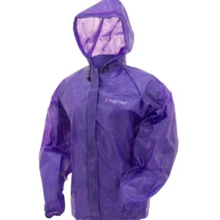 Shop All^ Frogg Toggs Emergency Rain Jacket, Women's, Size Small/Medium, Purple - Your Premium Fishing Gear Store Rods Lines Baits Accessories